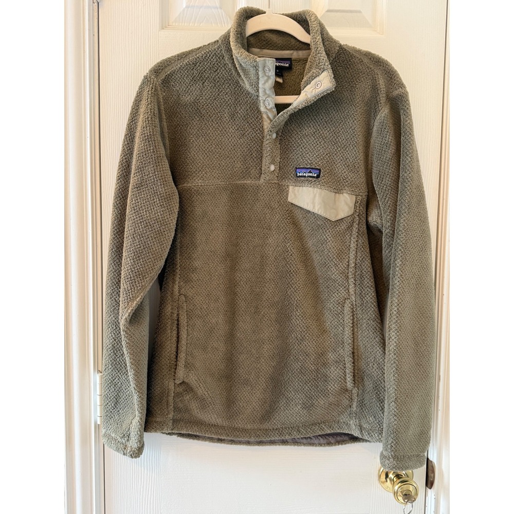 Patagonia‎ Synchilla Snap-T Fleece Pullover Men's Medium Green